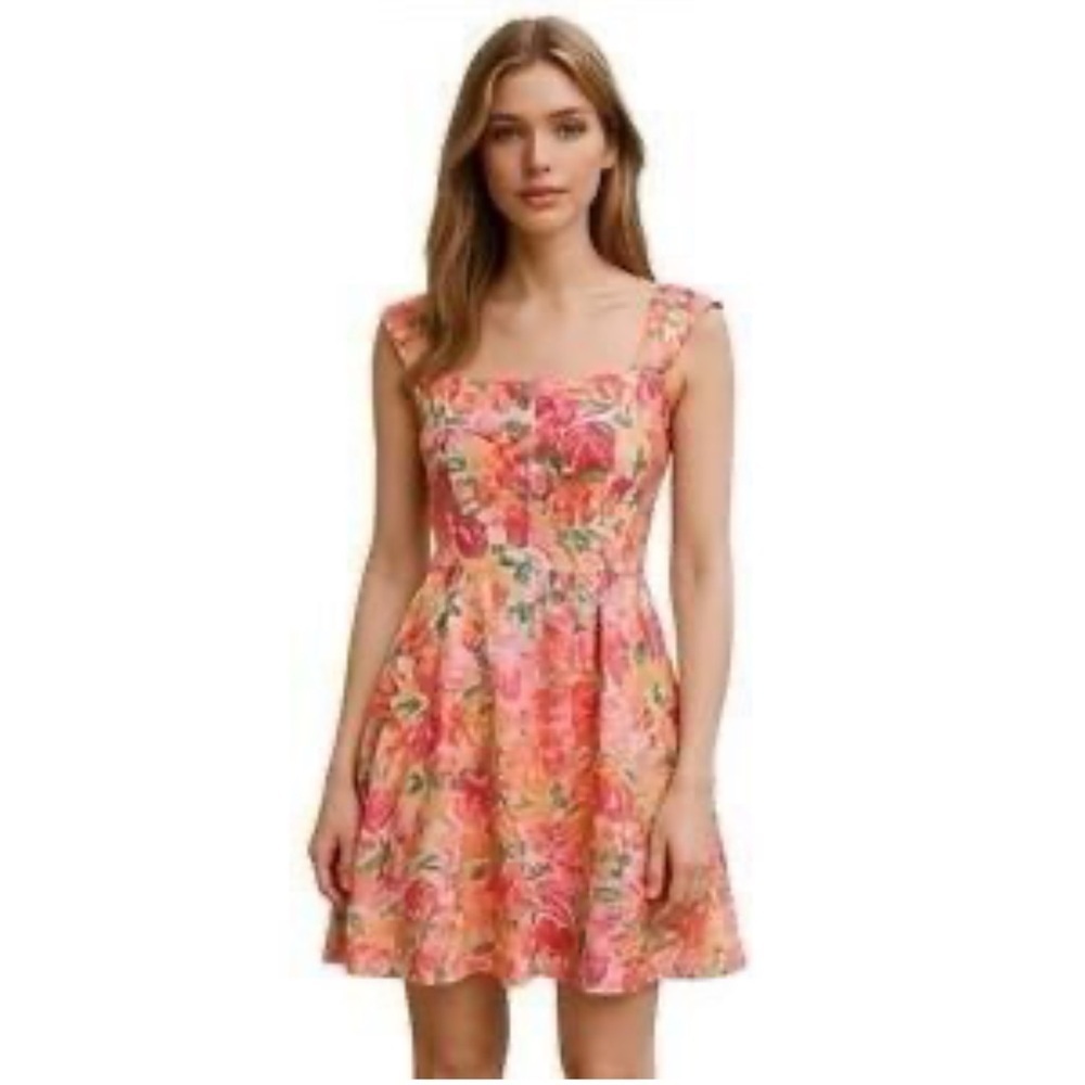 Vince Camuto Multicolor Floral Mini Dress